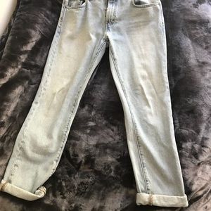 Acid Washed RVCA Jeans